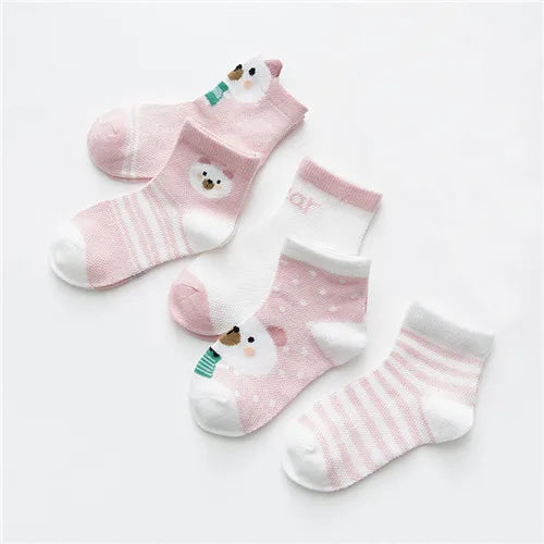 5Pairs/lot 0-24M Infant Baby Socks