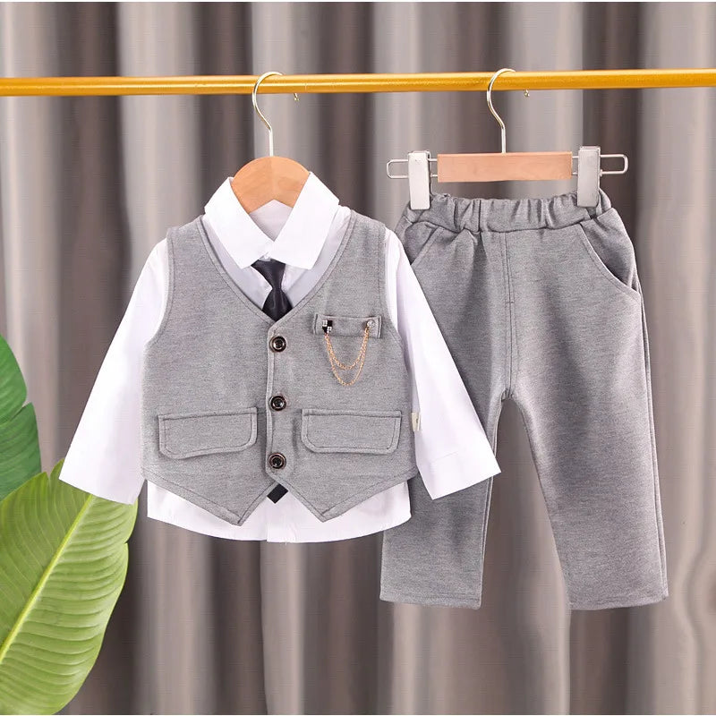 New Spring Autumn Baby Clothes Suit Children