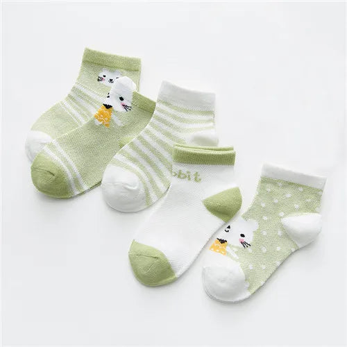 5Pairs/lot 0-24M Infant Baby Socks