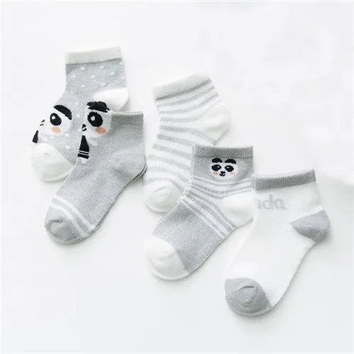 5Pairs/lot 0-24M Infant Baby Socks