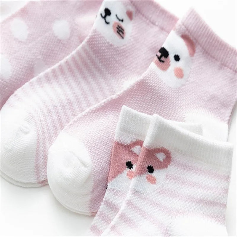 5Pairs/lot 0-24M Infant Baby Socks