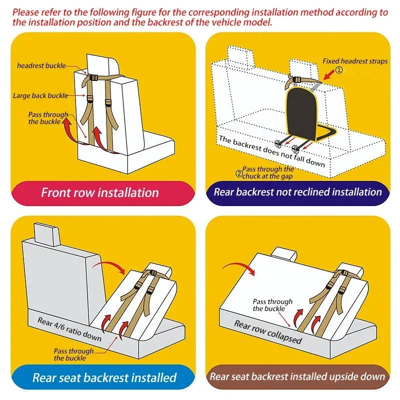 Child Safety Seat Mat for Kids