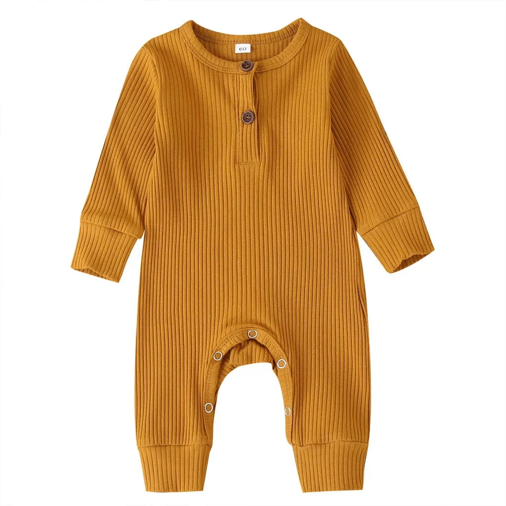 Autumn Newborn Infant Baby Boys Girls Romper