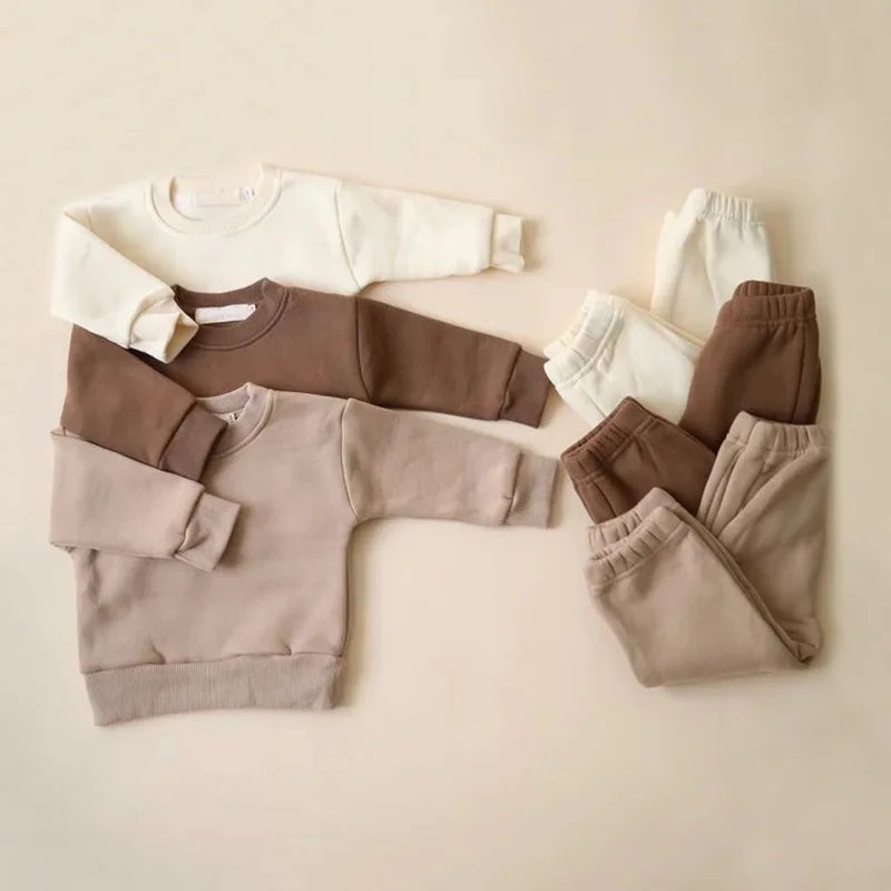 Kids Sportswear Suits for Children Warm