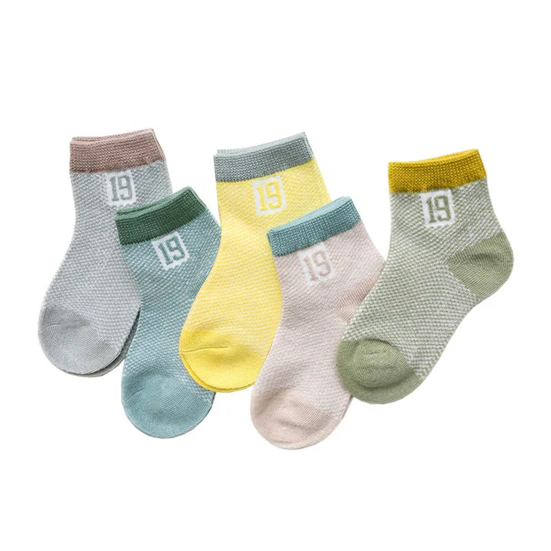 5Pairs/lot 0-2Y Infant Baby Socks Baby