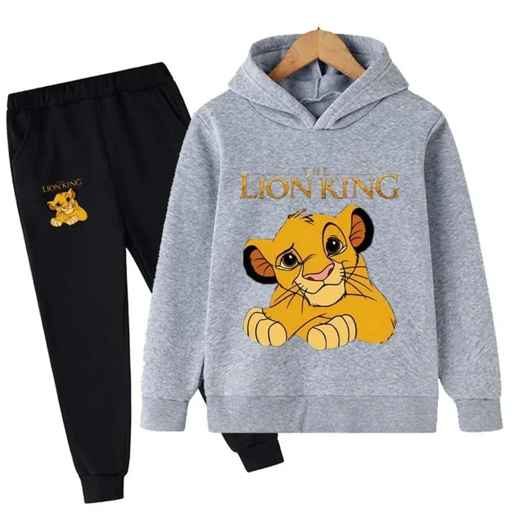 Lion King Children Hoodie + Pants 2pcs