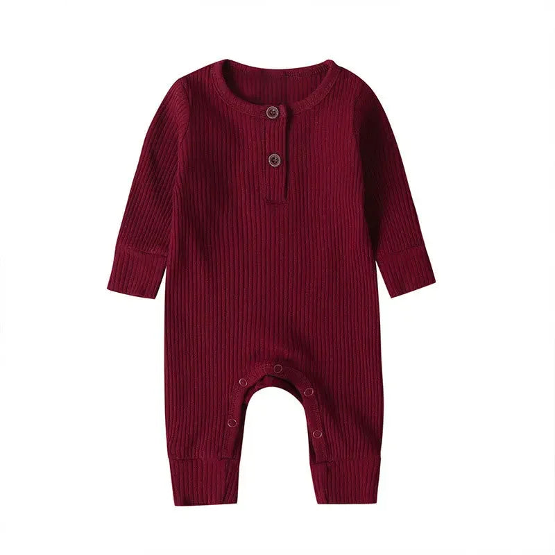 Autumn Newborn Infant Baby Boys Girls Romper