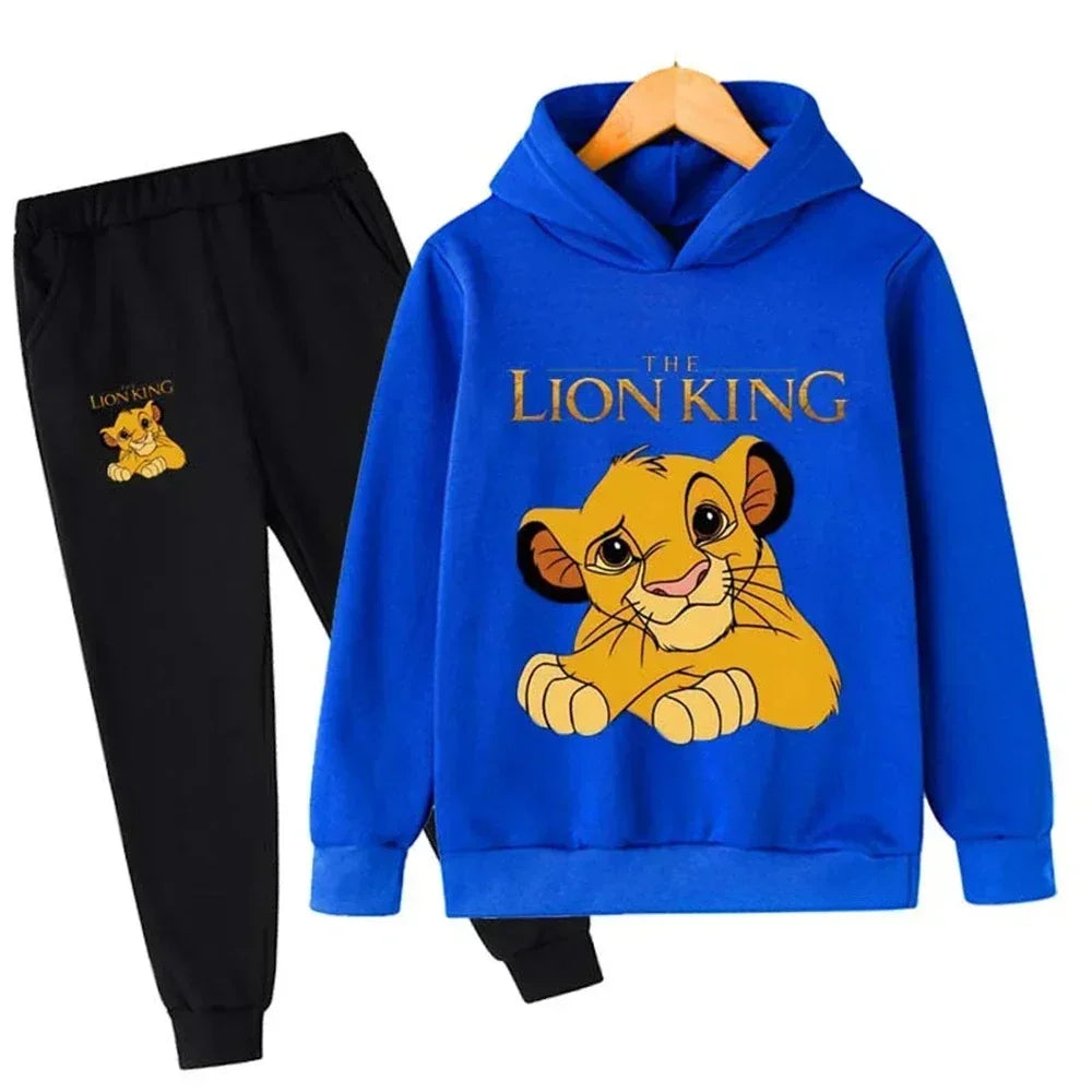 Lion King Children Hoodie + Pants 2pcs