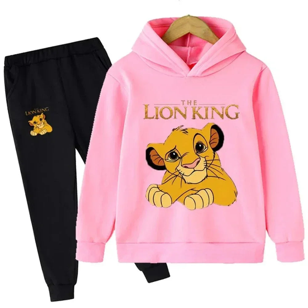 Lion King Children Hoodie + Pants 2pcs