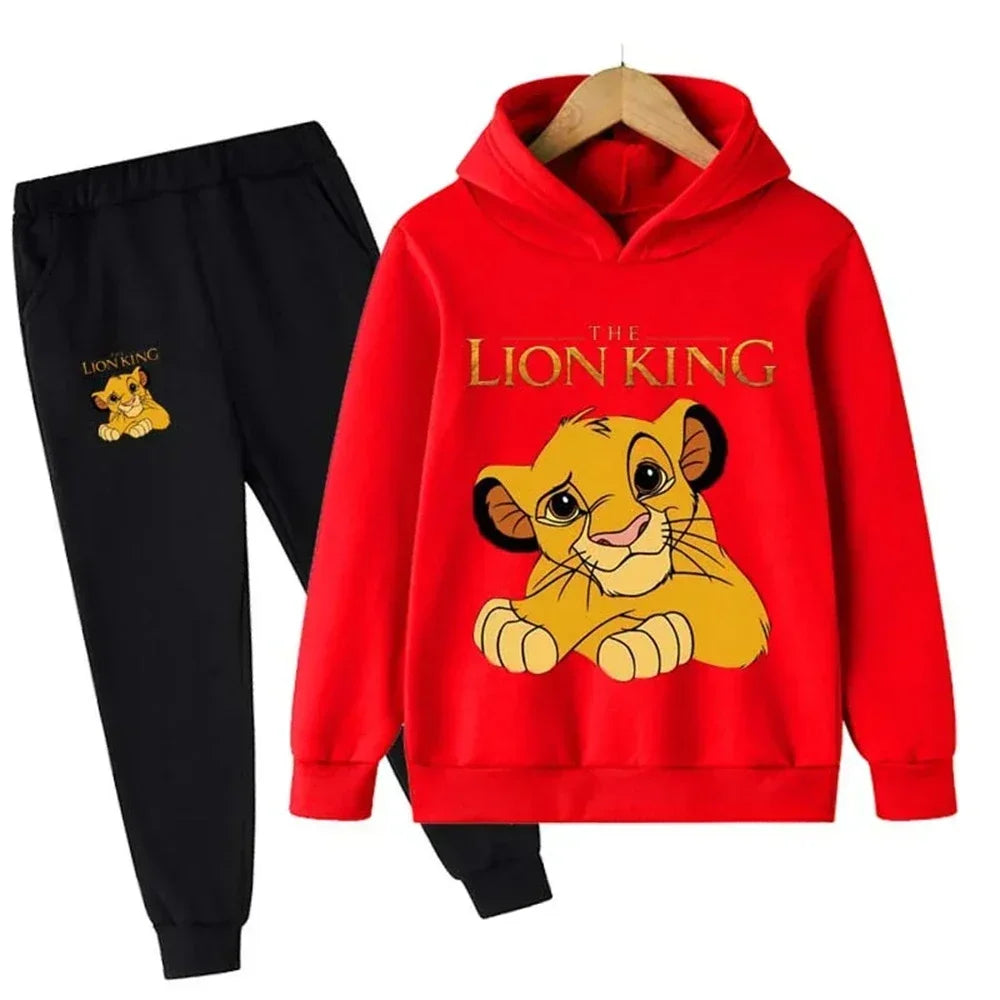 Lion King Children Hoodie + Pants 2pcs