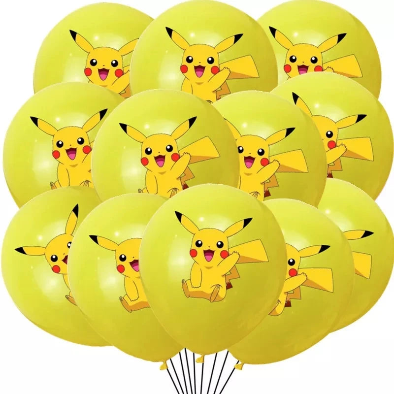 3/2/1Pack pokemon Latex Balloons