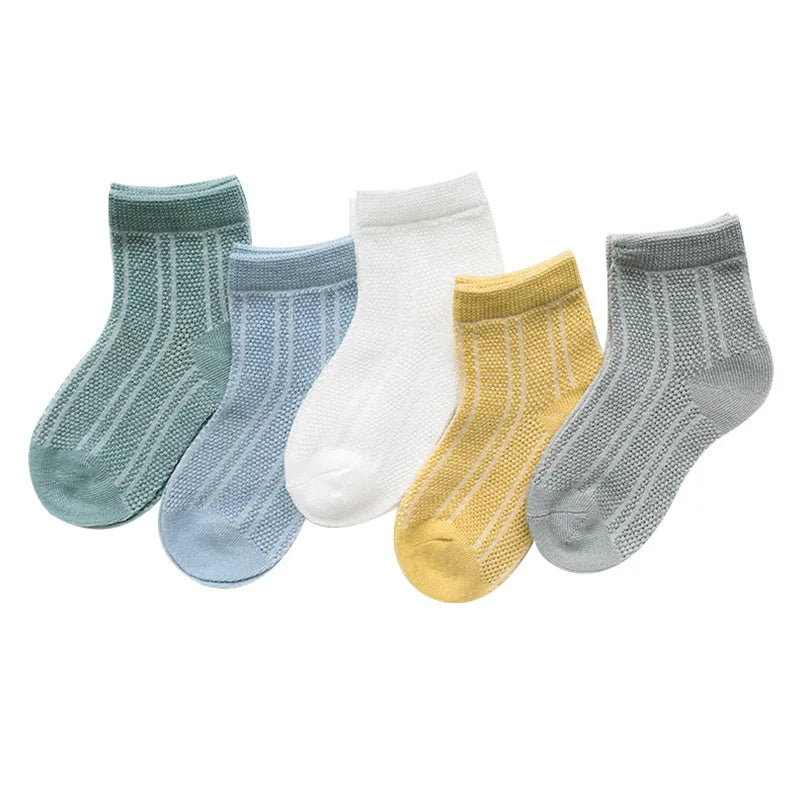 5Pairs/lot 0-2Y Infant Baby Socks Baby