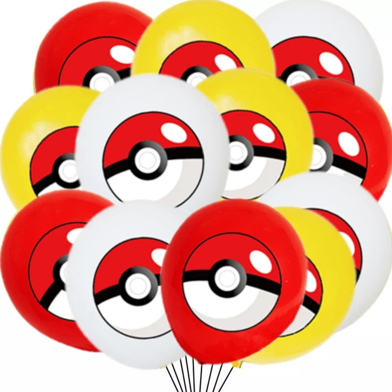 3/2/1Pack pokemon Latex Balloons