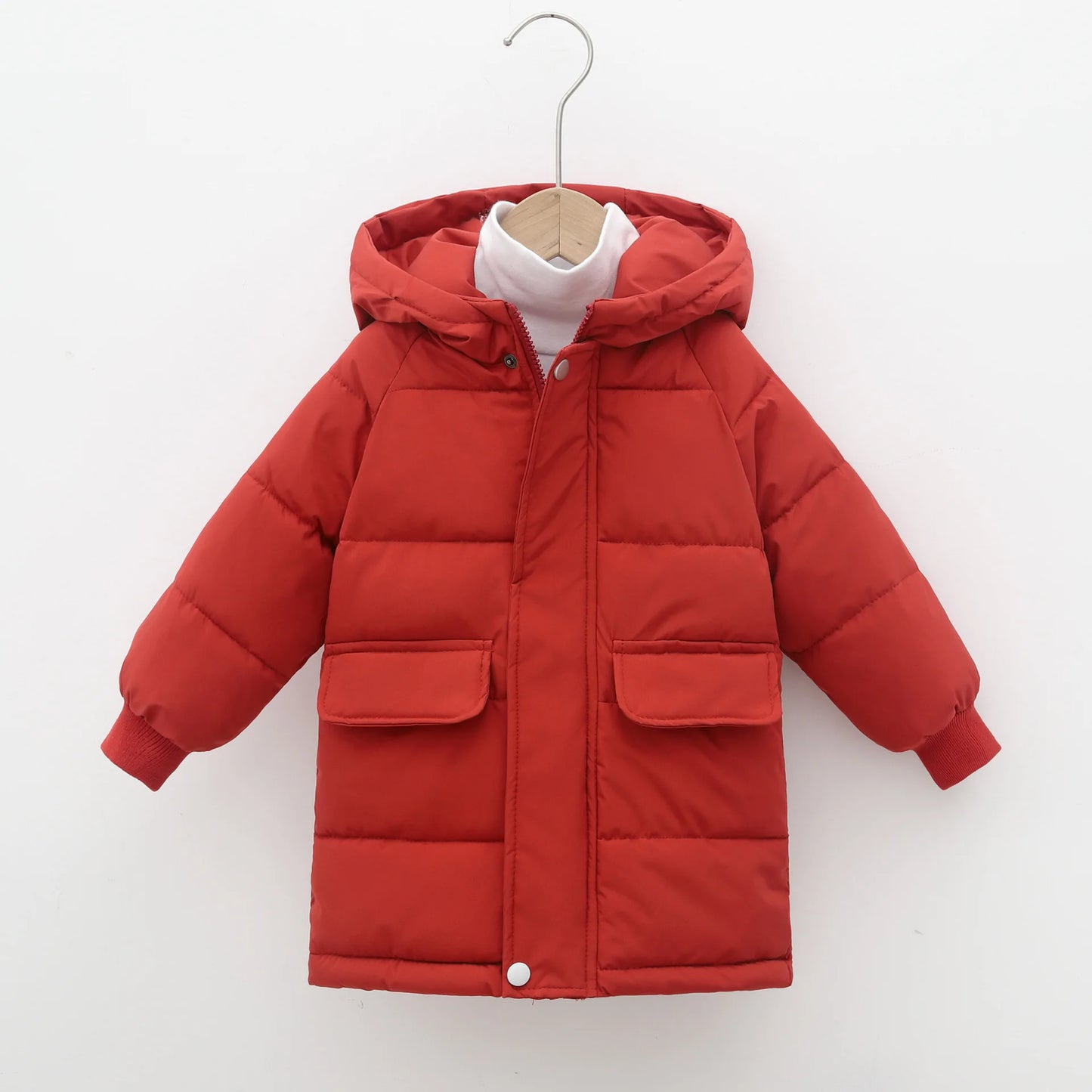 Boys Jackets Outerwear Autumn Winter Clothes Kids Girls Cotton-Padded Parka Jackets Children Thick Warm Cotton Coats 3-10Y