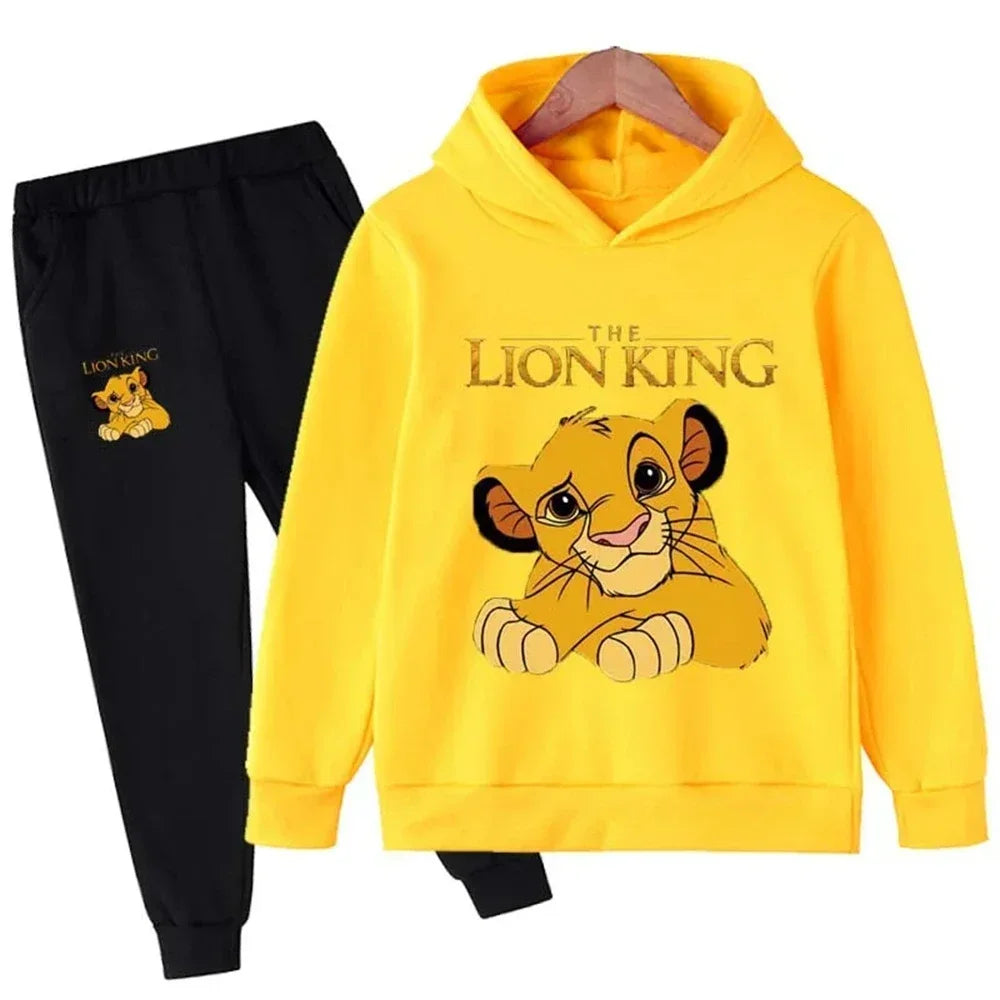 Lion King Children Hoodie + Pants 2pcs