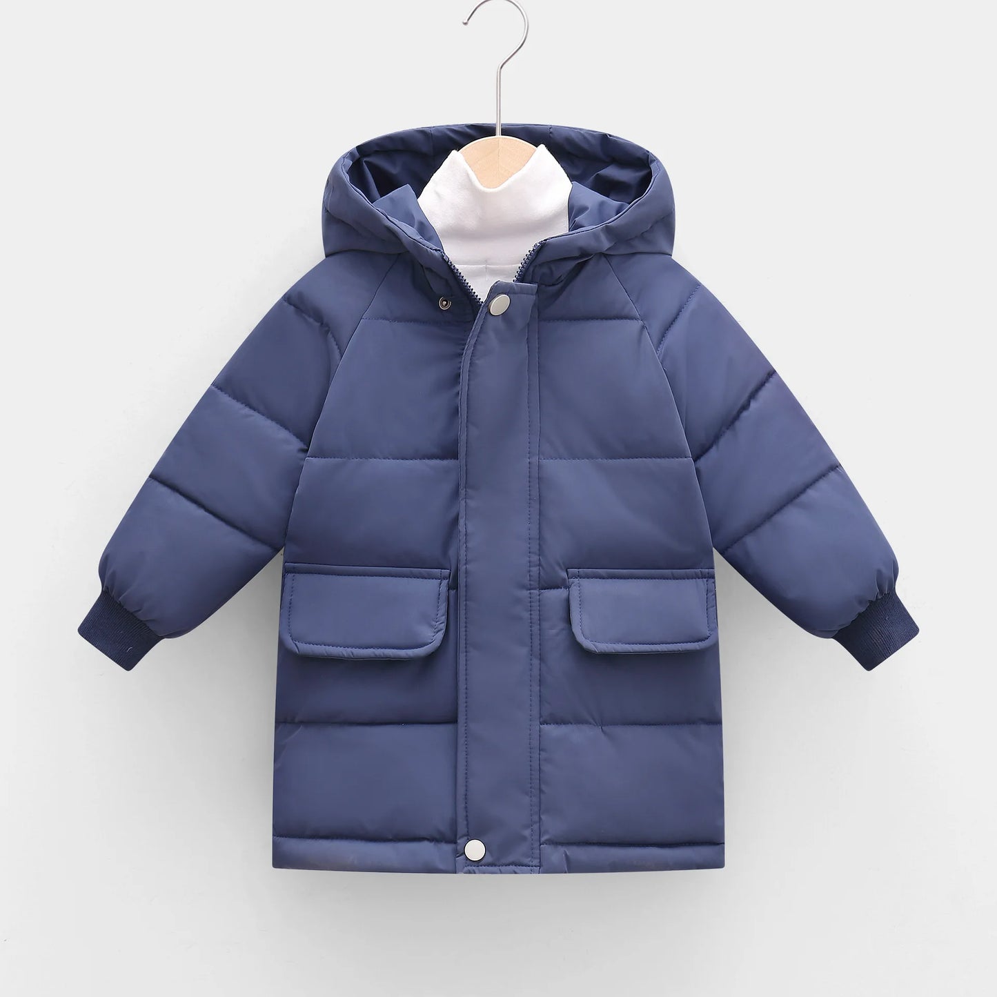 Boys Jackets Outerwear Autumn Winter Clothes Kids Girls Cotton-Padded Parka Jackets Children Thick Warm Cotton Coats 3-10Y