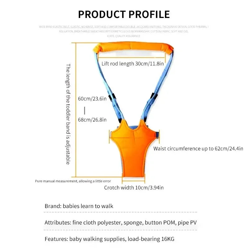 حزام للأطفال الرضع والأطفال الصغار، حزام مساعد التعلم على المشي، حزام المشي، حزام القفز، حزام الأمان