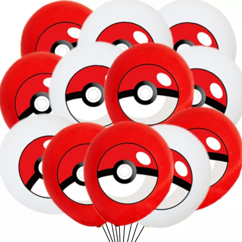 3/2/1Pack pokemon Latex Balloons