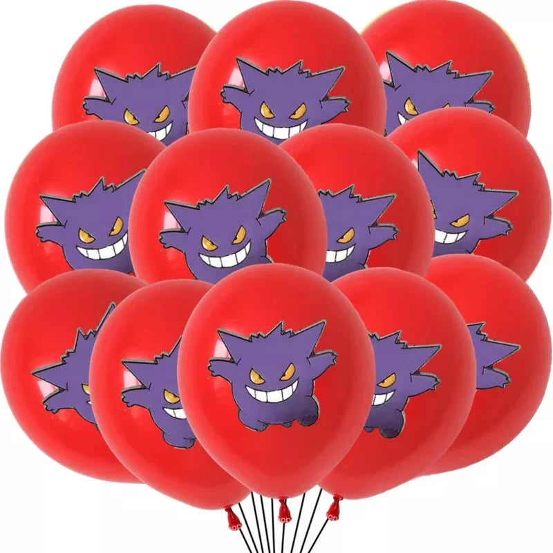 3/2/1Pack pokemon Latex Balloons