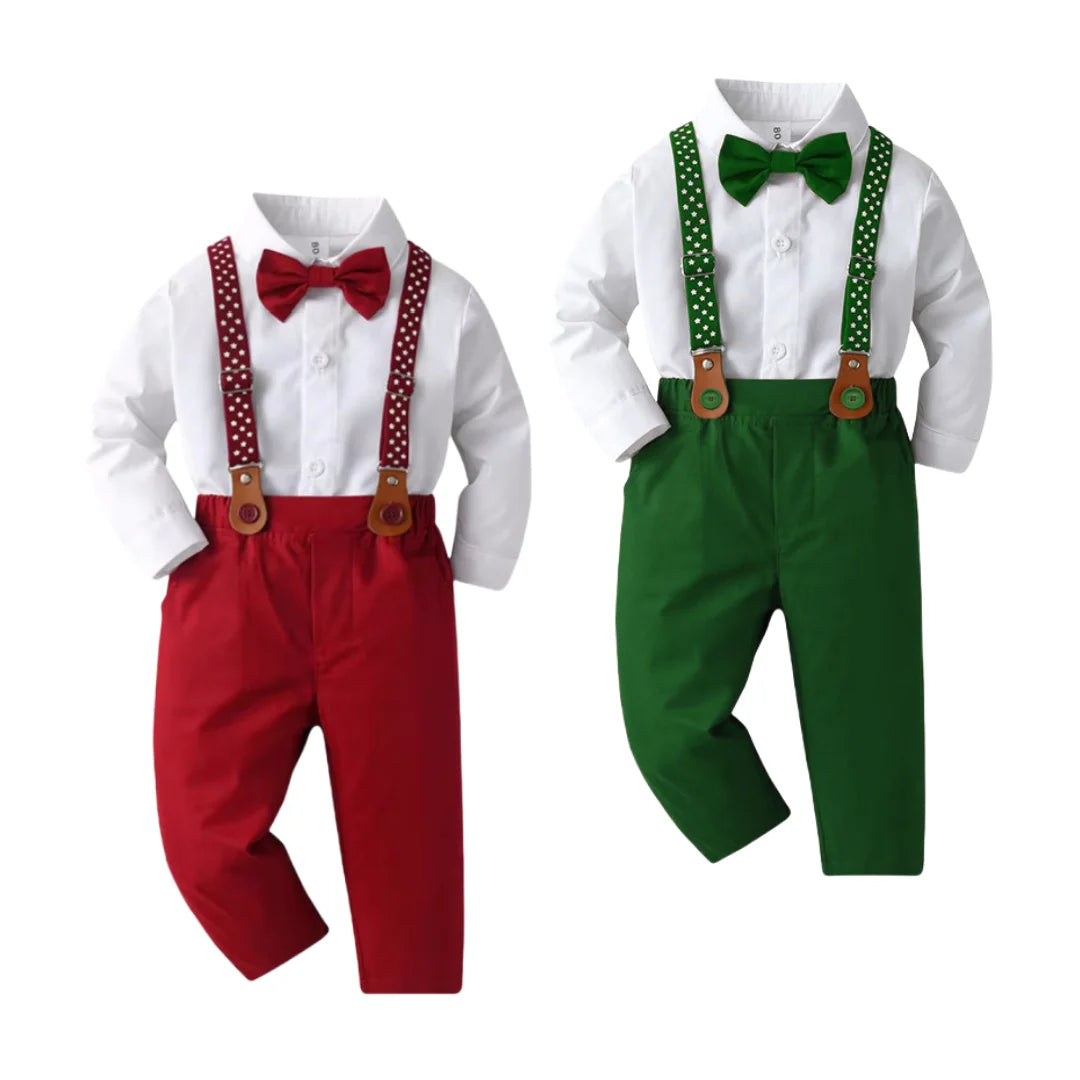 1 2 3 4 5 6 7Y Boy Christmas Outfit