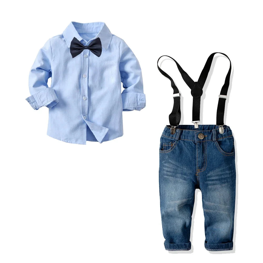 Spring Autumn Gentleman Outfit 1 2 3 4 5 6 7Years Boy